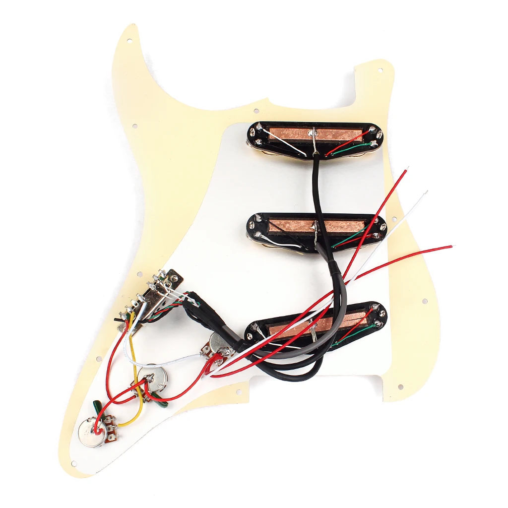 Prewired 3-слойный скребок HHH для Fender электрогитара Strat | Спорт и развлечения
