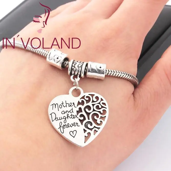 Women Casual Hollow Heart Shape Lobster Claw Silver 18.5cm/7.3inch Casp Clasp 5cm/2inch Closure Bracelet | Украшения и аксессуары