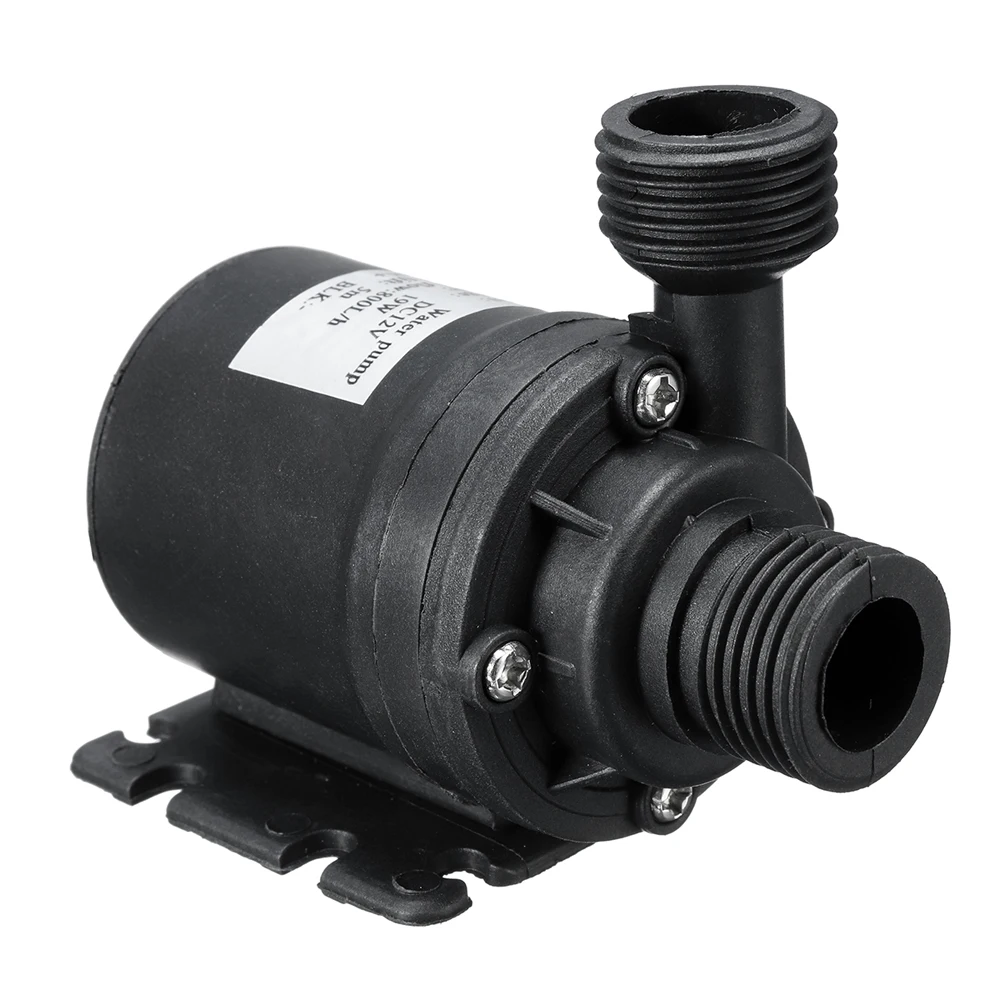 Ультра тихий мини DC 12V Водяной насос лифт 5M 800L/H бесщеточный мотор погружной