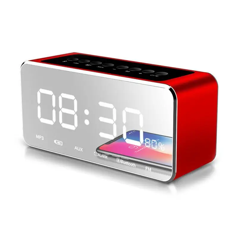 Беспроводной Bluetooth динамик с картой большой емкости батареи радио зеркало