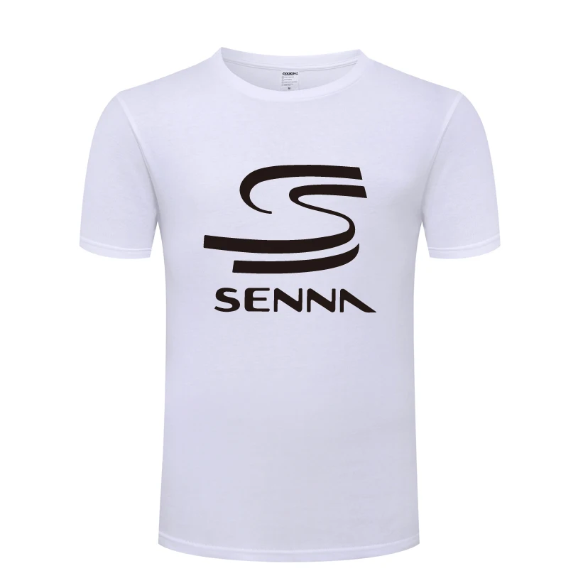 Мужская футболка с круглым вырезом HERO F1 AYRTON SENNA повседневная хлопковая коротким
