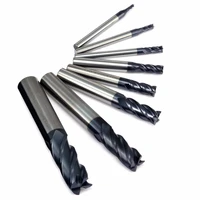 4 flute tungsten end mill carbide end mill solid carbide end mill 1234681012mm milling cutter tungsten steel