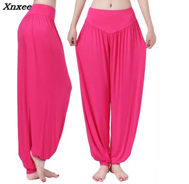 

New casual fashion women harem pants high waist dance pants fashion wide leg loose trousers plus size woman lantern sweatpants