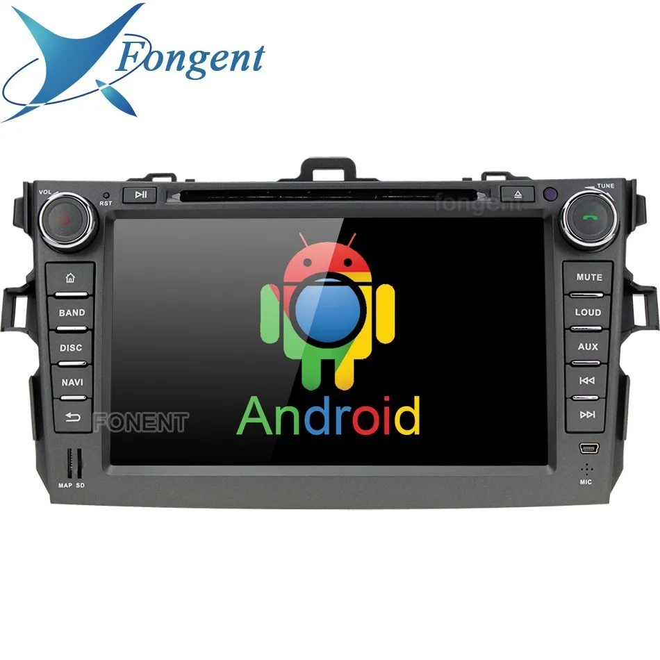 Для Toyota Corolla 2007 2008 2009 2010 2011 Автомобильный плеер GPS стерео система автомобиль Android