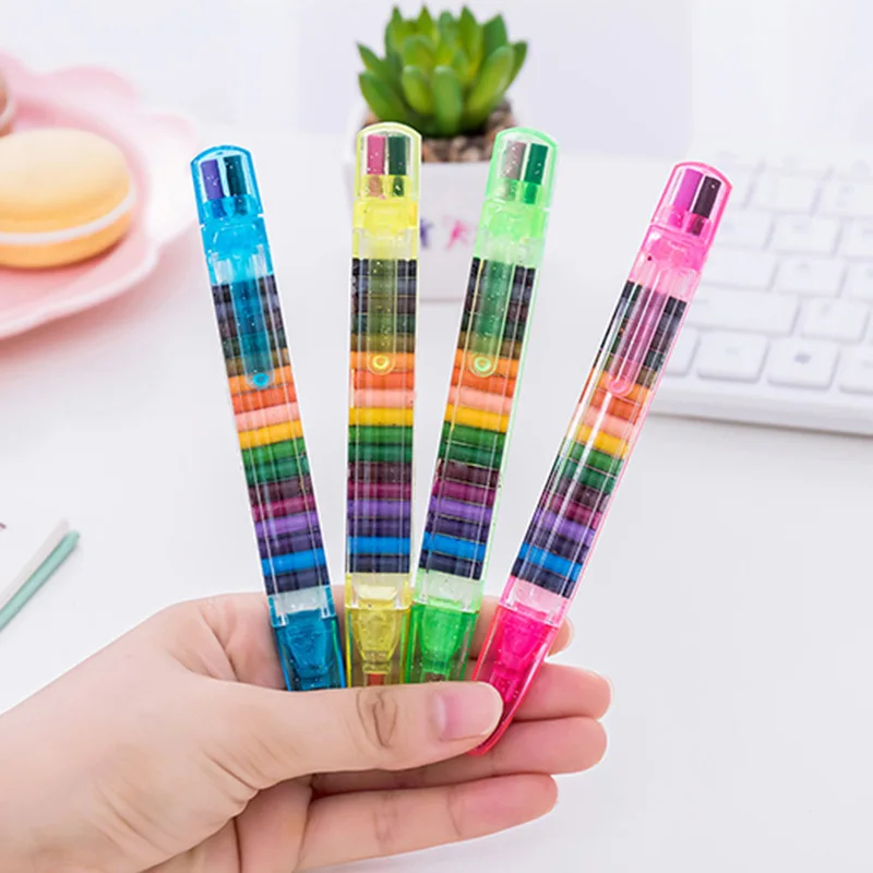 Balleenshiny детские игрушки для рисования 20 цветов восковые карандаши Детские