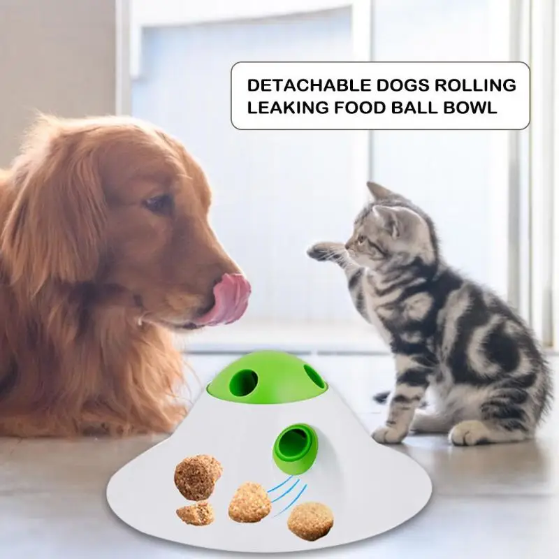 Съемная Игрушка Летающая Тарелка для кошек и собак|Принадлежности кормления