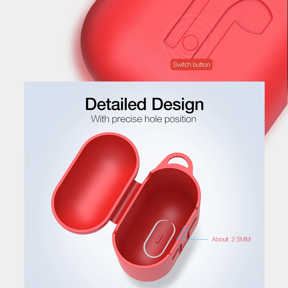 KISSCASE ударопрочный защитный чехол для наушников Apple Air Pods силиконовый AirPods с