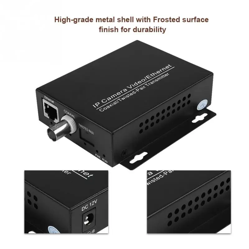 1 пара Ethernet IP Extender по коаксиальному кабелю HD сети комплект EoC коаксиальный кабель