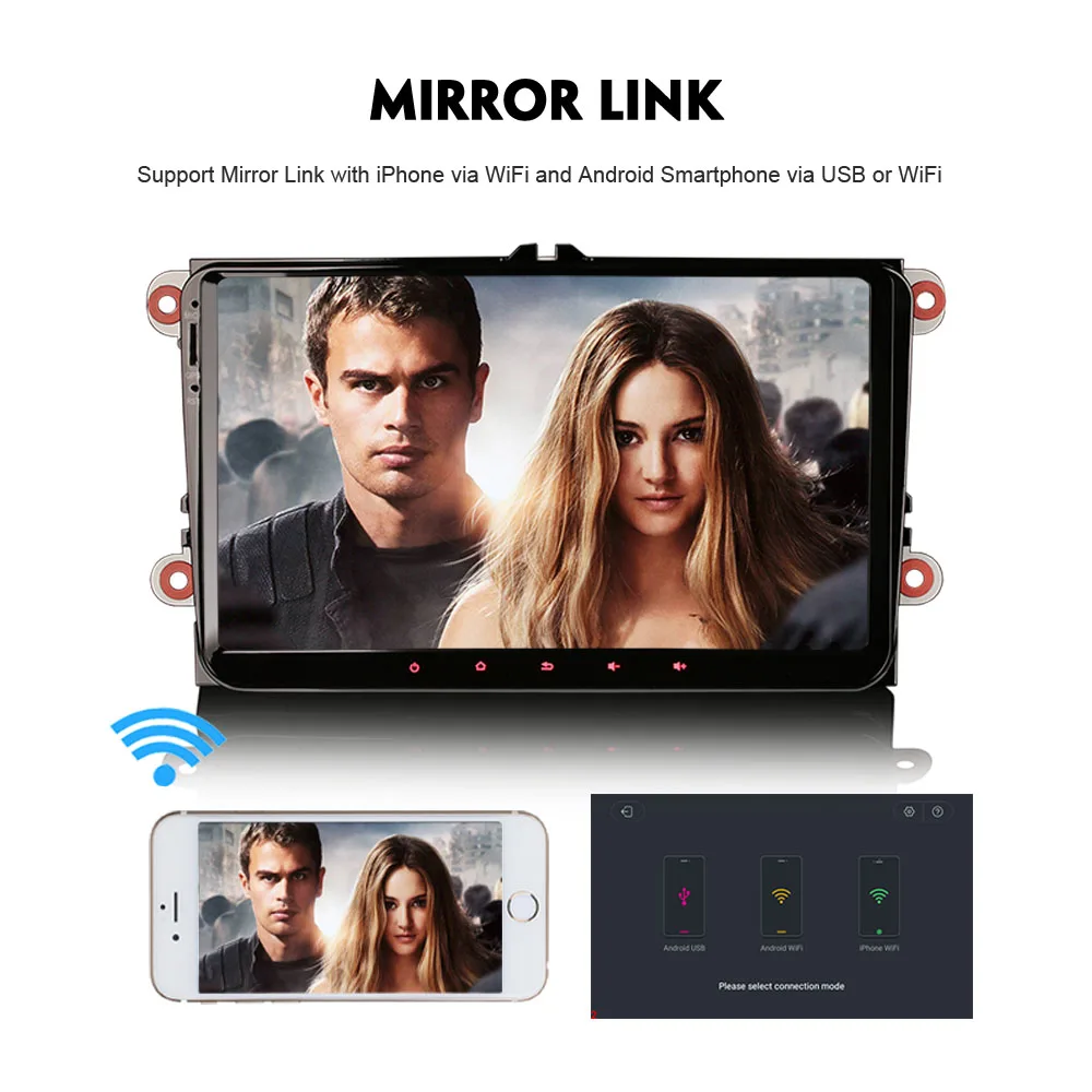 Octa Core Android 8.0 Autoradio Car stereo GPS Navigation player Sat Nav DAB+ 4G for Passat Golf Touran Eos Bora Bluetooth | Автомобили и