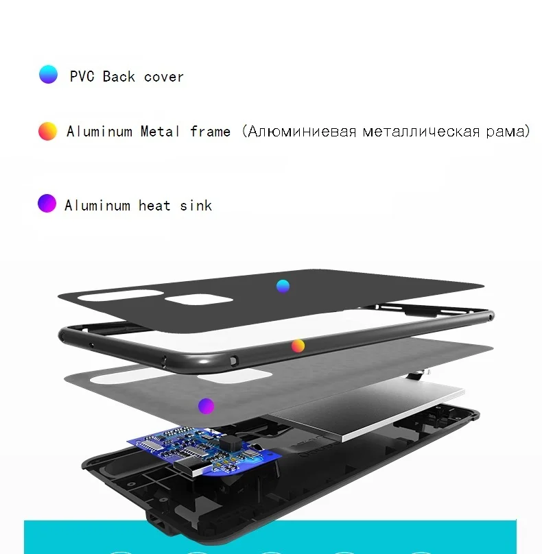 Новое зарядное устройство Extpower 5000 мАч чехол для Huawei P Smart Y9 2018 Nova 2 Lite Honor 7x