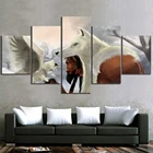 Модульная Картина на холсте для домашнего декора, 5 шт., WOW Warcraft DOTA 2, Классическая игра, картина, постер на стену для дома, оптом