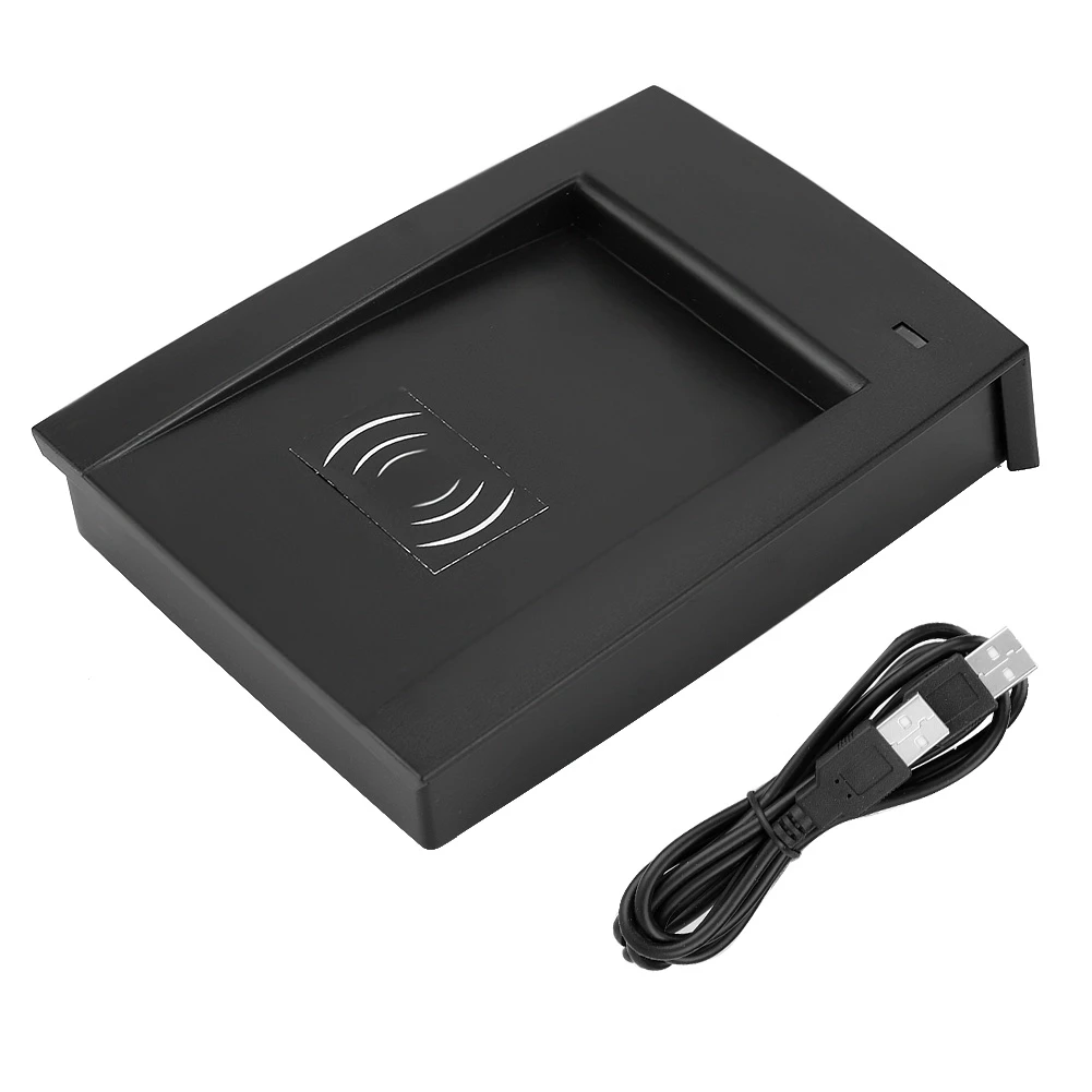 Новое поступление 125-134 2 кГц портативный RFID считыватель писатель со светодиодной