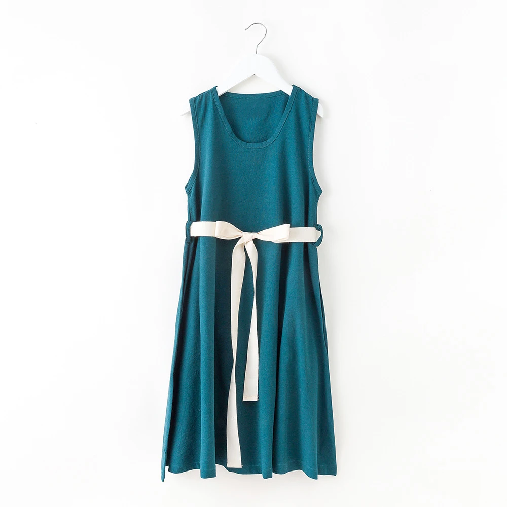 Girls dress summer sleeveless belt long skirt elegant yellow princess 2019 spring new children's | Детская одежда и обувь