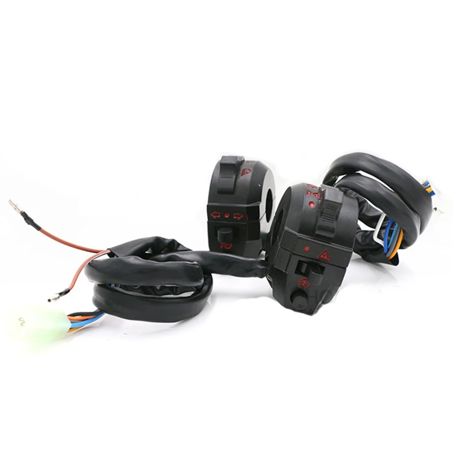 Переключатель рулевого и правого сигнала поворота для мотоцикла 22 мм 2