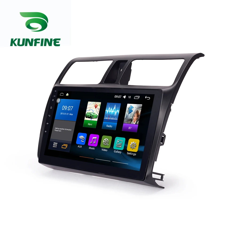 Восьмиядерный 1024*600 Android 8 1 автомобильный DVD GPS навигационный плеер Deckless стерео для