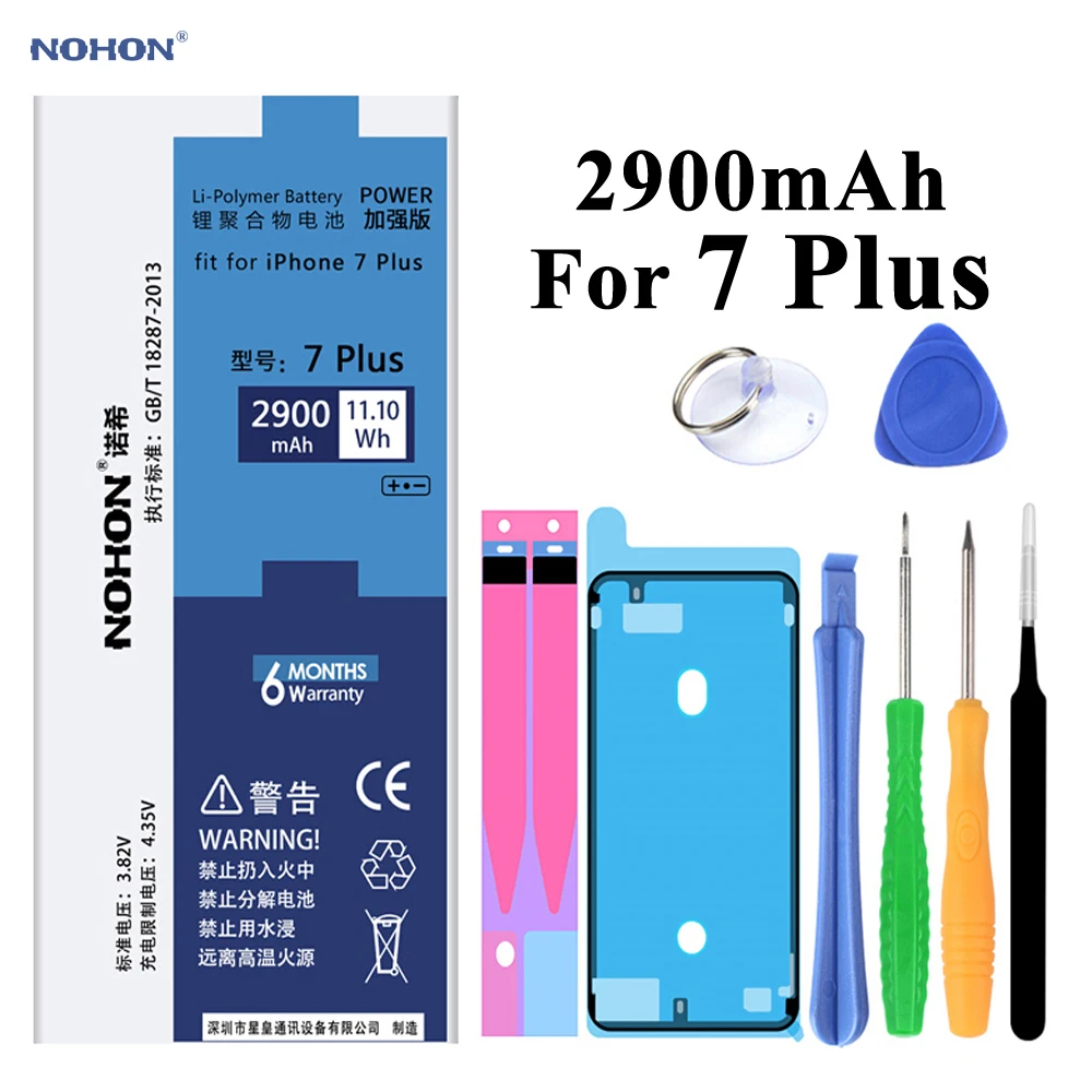 Аккумулятор для Apple iPhone 7 Plus 7G 7/7 P 7 Plus iPhone7 1960-3360 mAh встроенные литий-полимерные батареи+ инструменты для Apple iPhone 7 Plus батареи