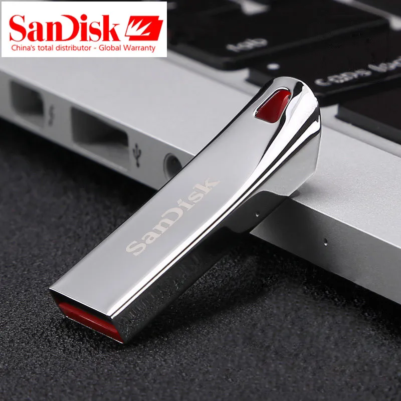 SanDisk CZ71 USB флеш-накопитель 2 0 64 ГБ 32 16 8 флеш-накопители поддержка официальной