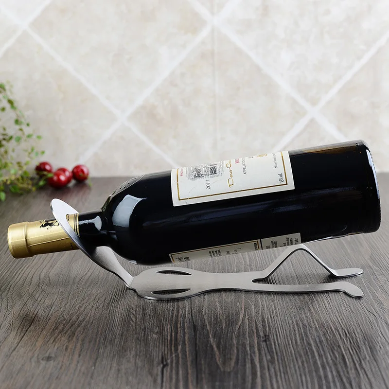 Стойка для красного вина из нержавеющей стали полка оригинальная виноградного