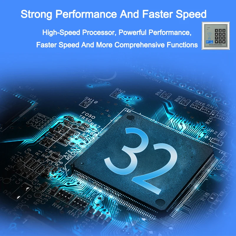 Система контроля доступа RFID замок кнопочный дверной звонок цифровая панель