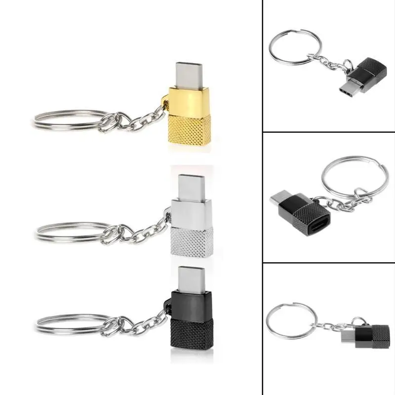 Кабель-преобразователь Micro USB в Type-C с цепью для | Мобильные телефоны и аксессуары