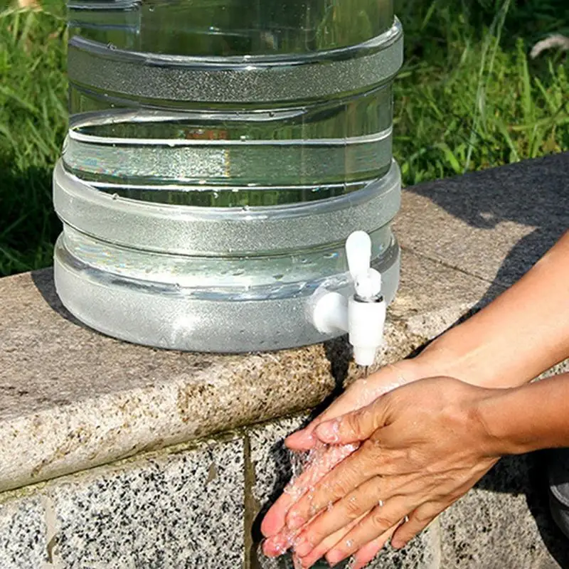 Car Water Bucket With Faucet Outdoor Camping Household Portable Plastic Drinking Storage | Автомобили и мотоциклы