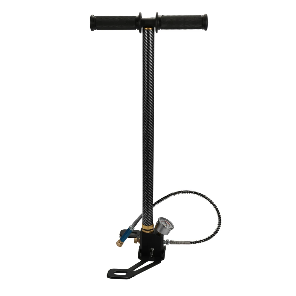 Ручной насос давления воздуха Большой манометр складное основание высокого PCP