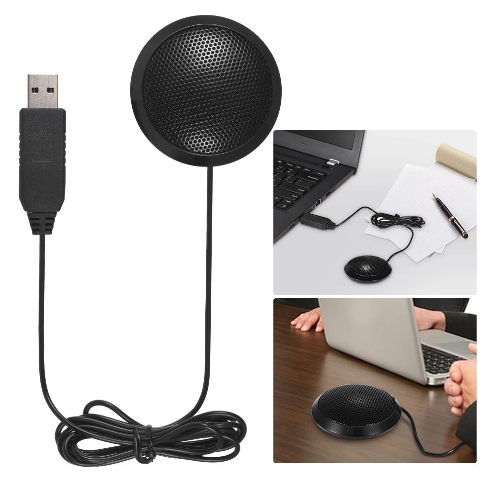 Настольный всенаправленный микрофон с usb портом для компьютеров ноутбуков