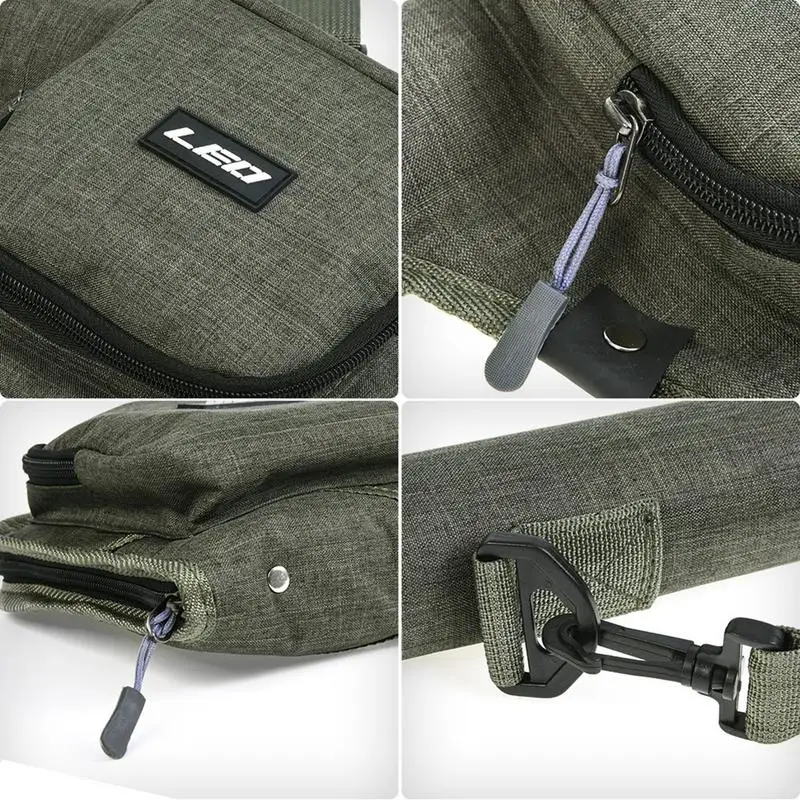 Fishing Bag Canvas Fly Accessory Load Rod Bait Fish Wheel Line Set Outdoor | Спорт и развлечения