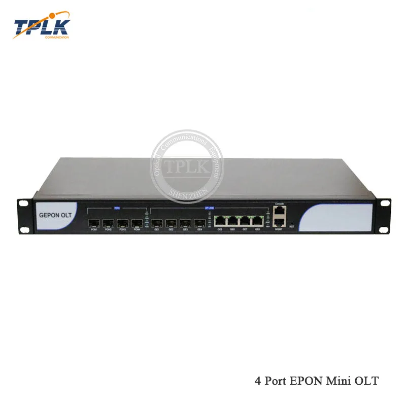 Лучшая цена 4 портовый EPON mini OLT с модулями SFP 1G портовое мини оборудование может