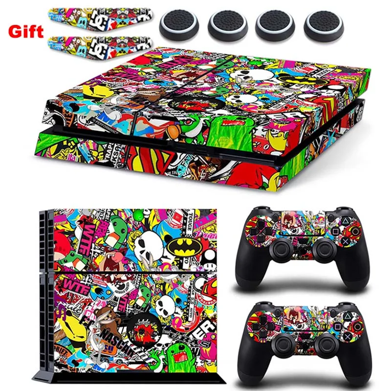 Череп виниловые Стикеры наклейка для sony Playstation 4 PS4 консольный защитный чехол кожи