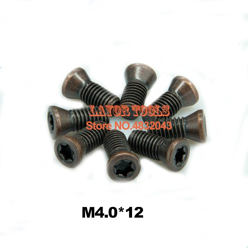 

50pcs M4.0*12mm CNC lathe tool spare screws Torx screws