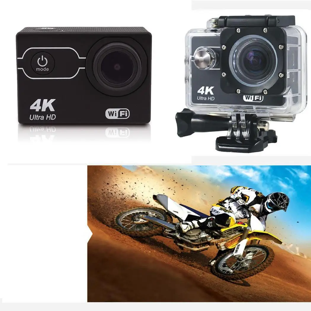 Экшн камера Спортивная Ultra HD 4 K/25fps WiFi подводный водонепроницаемый Сенсорный