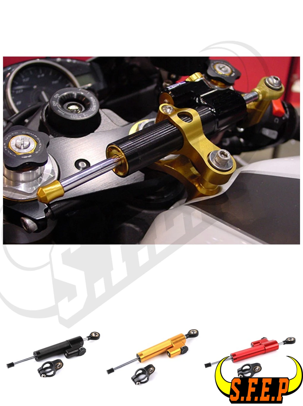 

Universal CNC Adjustable Steering Damper Stabilizer Bracket For Yamaha R1 R6 R3 R25 R15 MT-07 MT-09 MT-10 FZ1 FZ6 FZ8