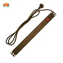1" 1U 10A 7 блок распределения питания австралийская PDU стойка сетевого шкафа розетки стандартная розетка переключатель полосы питания как NZ
