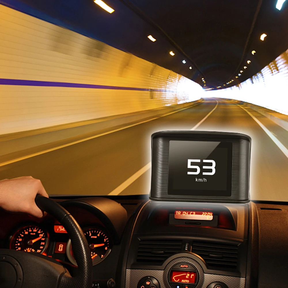 73*68*46 см автомобильный HUD светодиодный дисплей OBD сканер OBD2 цифровой спидометр