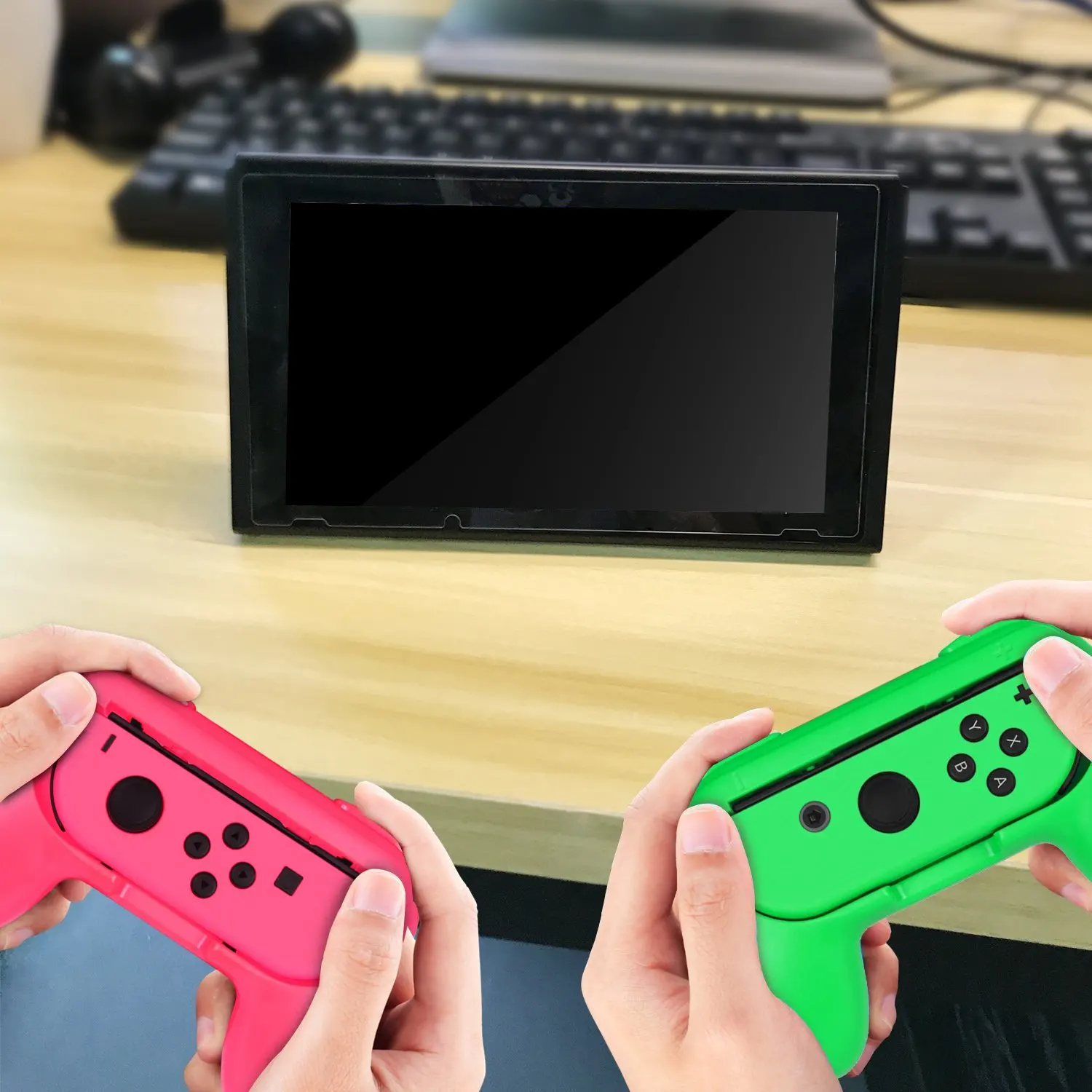 Ручка для Nintendo Switch Joy-Con [эргономичный дизайн] износостойкий удобный игровой
