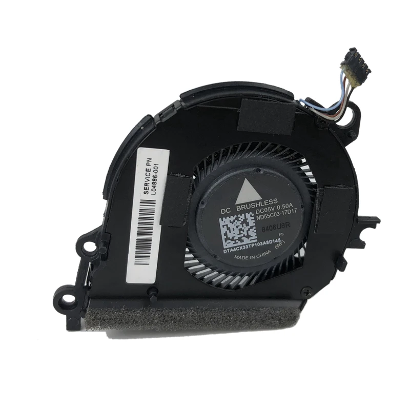 New Original Laptop fan for HP 13" Spectre X360 13t-ae000 13t-ae Series Cooling Fan PN L04886-001 ND55C03-17D17 DC05V 0.5A | Компьютеры