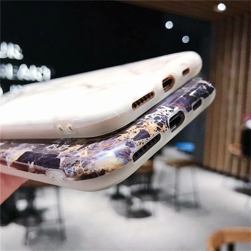 Lovebay Phone Case For iPhone 6 6s 7 8 Plus X XR XS Max Fashion Colorful Marble Soft TPU Silicone Fundas |
