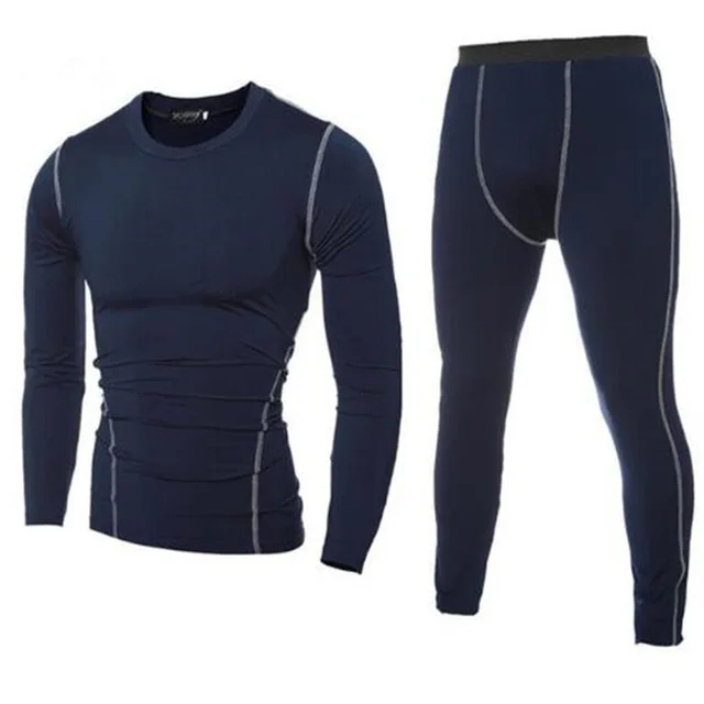 Новинка 2019 зимние комплекты термобелья мужское брендовое быстросохнущее
