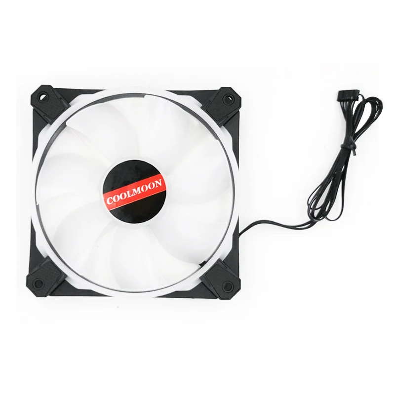 COOLMOON компьютерный чехол для ПК охлаждающий вентилятор RGB с регулировкой