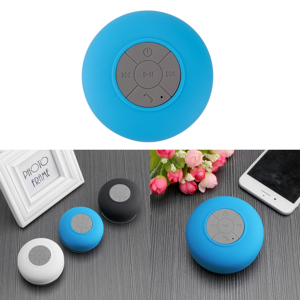 Мини Bluetooth динамик водонепроницаемая Беспроводная колонка для душа с функцией