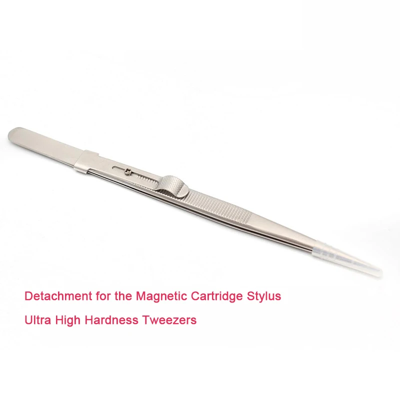 LEORY Новая профессия ультра твердость Пинцет для LP виниловые картриджи поворотный