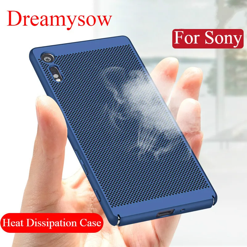 Дышащий чехол для телефона Sony Xperia XA1 XA XZ твердая крышка с рассеиванием тепла XP L1 XZ1