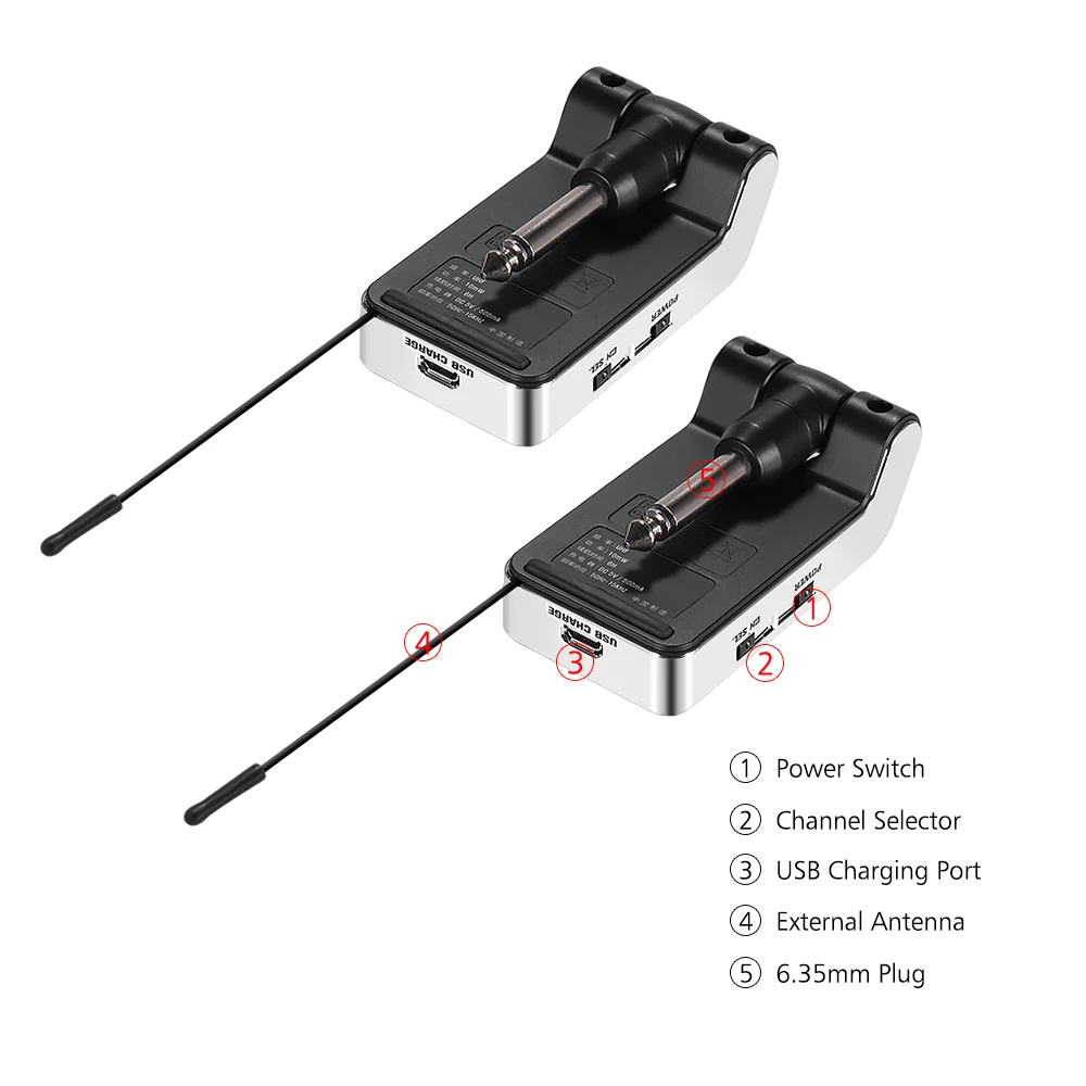 Беспроводная гитарная система Belcat T3R3 UHF электрогитара бас-аудио передатчик