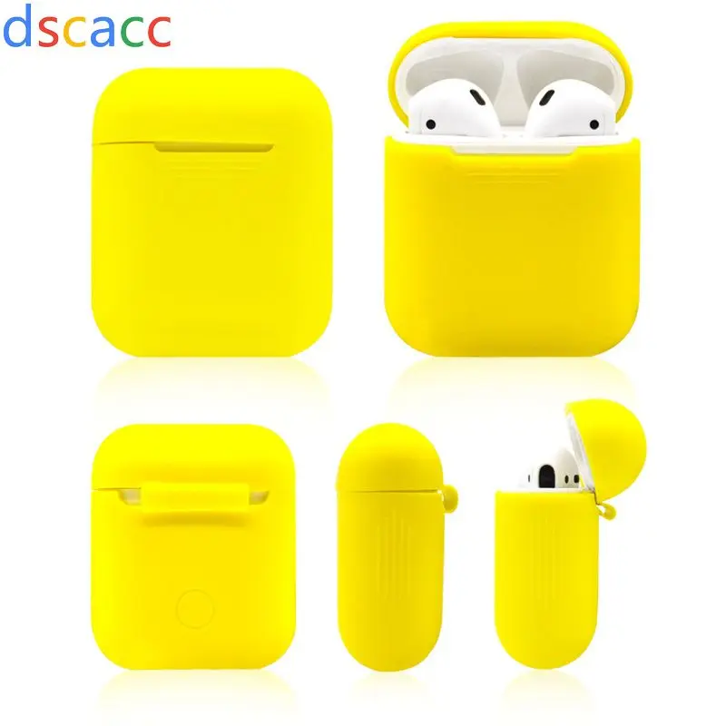 Мягкий силиконовый чехол для беспроводных наушников Bluetooth Air Pods Apple AirPods 100 шт. |