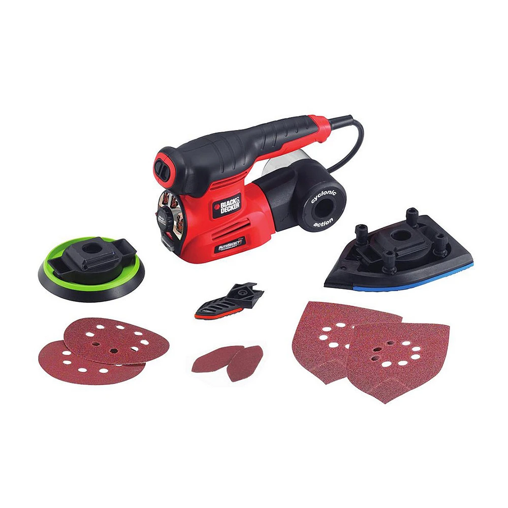Многоцелевая шлифовальная машина Black+Decker KA280K-QS 220 Вт | Инструменты
