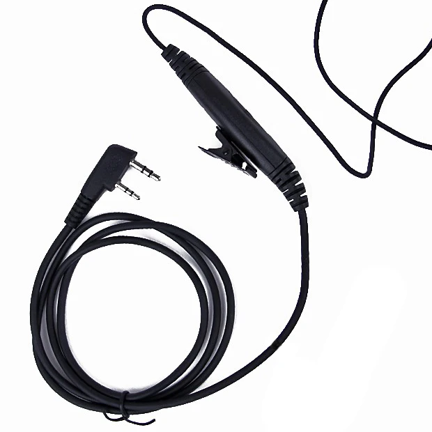 2 Pin 3 5 мм/2 мм уха Бар динамик микрофон PTT иди и болтай Walkie Talkie гарнитура для Kenwood
