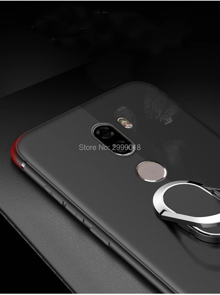 Чехол для Xiaomi Mi5s Plus силиконовый Магнитный чехол с кольцом пальцев в автомобиле Mi M
