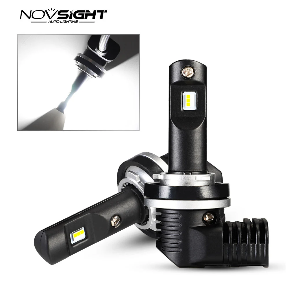 NOVSIGHT Автомобильные светодиодные фары H11 Led H4 H7 H8 9005/HB3 9006/HB4 50 Вт/пара 10000lm