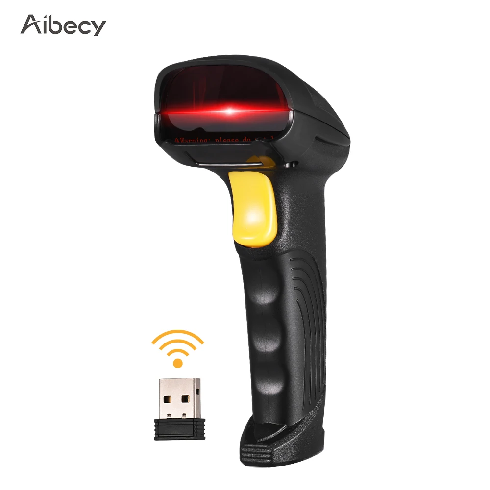 Aibecy 2 в 1 4G Беспроводной сканер штрих кода и проводной USB с Перезаряжаемые Батарея